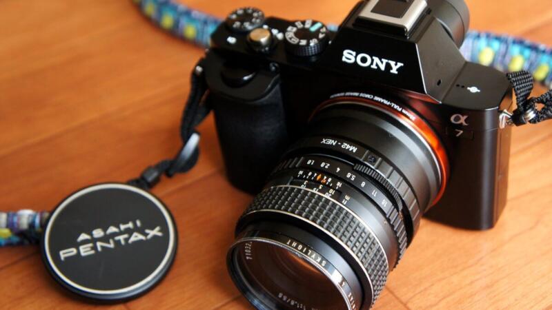 α7にTakumarレンズ装着